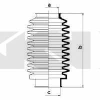 Пильник рульової тяги, комплект GKN-Spidan 83586