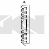 Пыльник рулевой тяги, комплект GKN-Spidan 83712