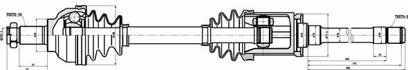 GSP 205048 Drive Shaft 205048: Buy near me in Poland at 2407.PL - Good price!