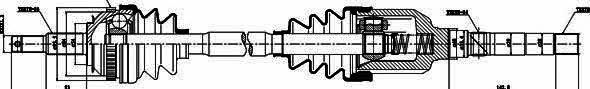 GSP 209028 Drive shaft 209028: Buy near me at 2407.PL in Poland at an Affordable price!