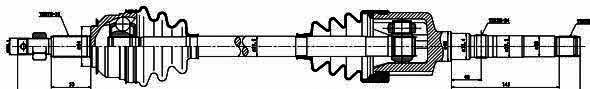GSP 209064 Drive shaft 209064: Buy near me at 2407.PL in Poland at an Affordable price!