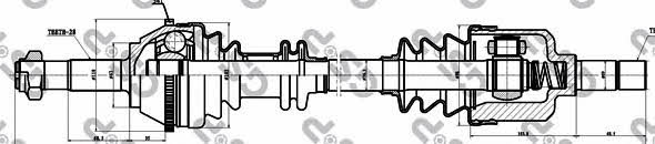 GSP 210037 Drive shaft 210037: Buy near me at 2407.PL in Poland at an Affordable price!