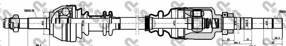 GSP 210069 Drive shaft 210069: Buy near me in Poland at 2407.PL - Good price!