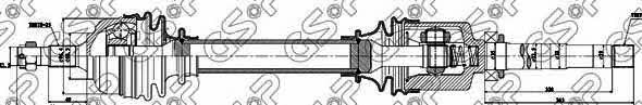 GSP 210139 Drive shaft 210139: Buy near me in Poland at 2407.PL - Good price!
