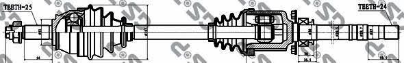 GSP 217019 Drive shaft 217019: Buy near me in Poland at 2407.PL - Good price!