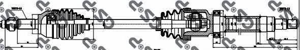 GSP 218217 Drive shaft 218217: Buy near me in Poland at 2407.PL - Good price!