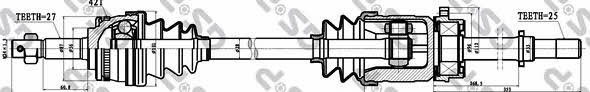GSP 241024 Drive shaft 241024: Buy near me in Poland at 2407.PL - Good price!
