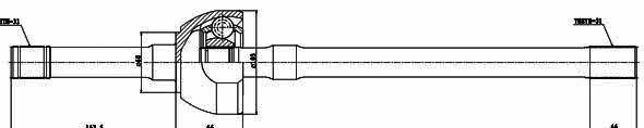 GSP 241179 Drive shaft 241179: Buy near me in Poland at 2407.PL - Good price!