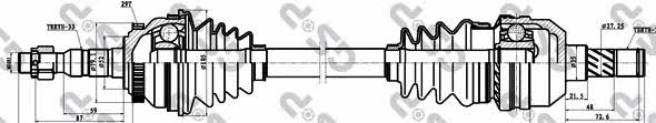 GSP 244039 Drive shaft 244039: Buy near me in Poland at 2407.PL - Good price!