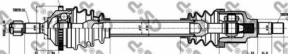 GSP 245032 Antriebswelle 245032: Kaufen Sie zu einem guten Preis in Polen bei 2407.PL!