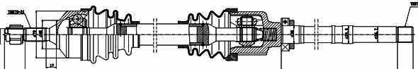 GSP 245103 Drive shaft 245103: Buy near me in Poland at 2407.PL - Good price!