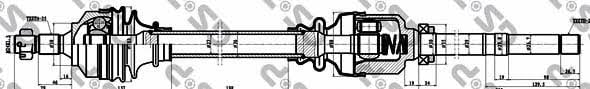 GSP 245104 Drive shaft 245104: Buy near me in Poland at 2407.PL - Good price!