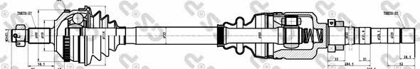 GSP 245120 Drive Shaft 245120: Buy near me in Poland at 2407.PL - Good price!
