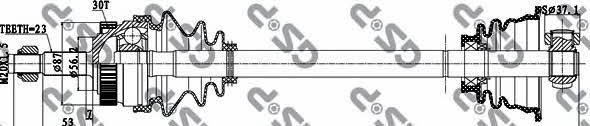GSP 250008 Drive shaft 250008: Buy near me in Poland at 2407.PL - Good price!