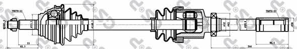 GSP 250047 Drive shaft 250047: Buy near me in Poland at 2407.PL - Good price!