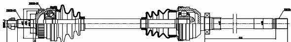 GSP 250218 Drive shaft 250218: Buy near me in Poland at 2407.PL - Good price!