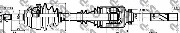 GSP 250268 Drive shaft 250268: Buy near me in Poland at 2407.PL - Good price!