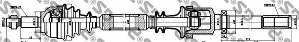 GSP 250329 Drive shaft 250329: Buy near me at 2407.PL in Poland at an Affordable price!