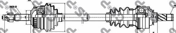 GSP 260002 Drive shaft 260002: Buy near me at 2407.PL in Poland at an Affordable price!