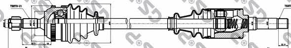 GSP 299010 Drive shaft 299010: Buy near me in Poland at 2407.PL - Good price!
