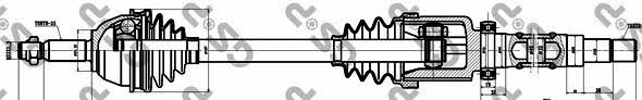 GSP 299042 Drive shaft 299042: Buy near me in Poland at 2407.PL - Good price!