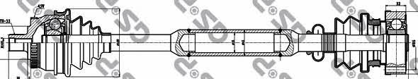GSP 299111 Drive shaft 299111: Buy near me in Poland at 2407.PL - Good price!