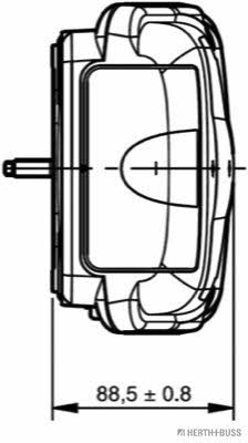 H+B Elparts 83840009 Lampa tylna zespolona 83840009: Dobra cena w Polsce na 2407.PL - Kup Teraz!