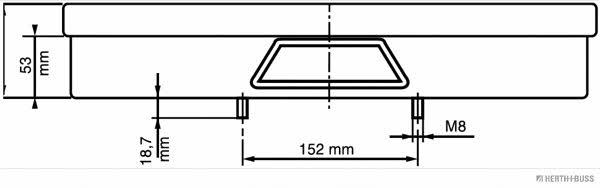 H+B Elparts 83840548 Фонарь задний правый 83840548: Отличная цена - Купить в Польше на 2407.PL!