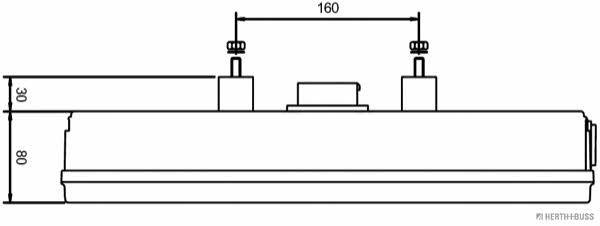 H+B Elparts 83840602 Ліхтар задній лівий 83840602: Приваблива ціна - Купити у Польщі на 2407.PL!