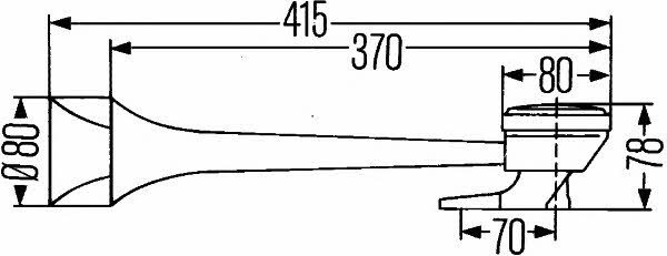 Hella 3PB 005 411-001 Horn 3PB005411001: Kaufen Sie zu einem guten Preis in Polen bei 2407.PL!