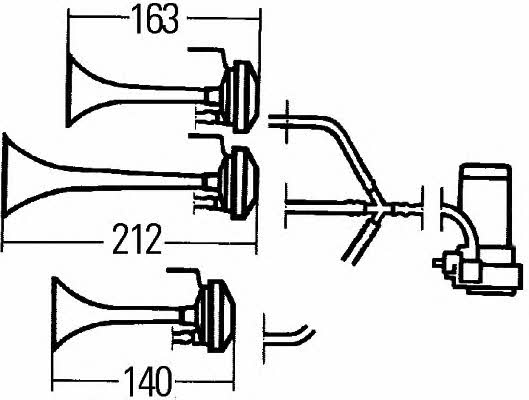 Hella 3PD 003 001-671 Сигнал звуковой 3PD003001671: Отличная цена - Купить в Польше на 2407.PL!