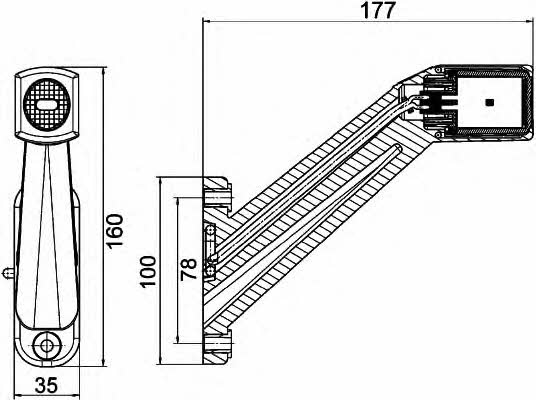 Hella 2XS 011 744-011 Ліхтар габаритний 2XS011744011: Приваблива ціна - Купити у Польщі на 2407.PL!