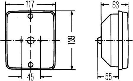 Hella Tail lamp left – price 142 PLN