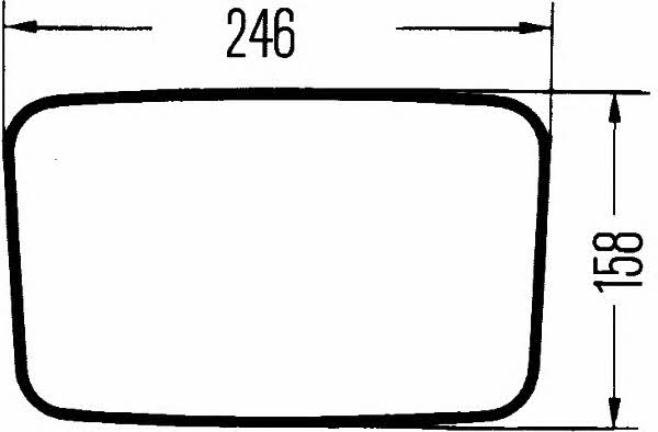 Hella 8SB 002 995-001 Зеркало наружное заднего вида 8SB002995001: Отличная цена - Купить в Польше на 2407.PL!