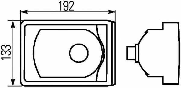 Lampa cofania Hella 2ZR 008 805-041