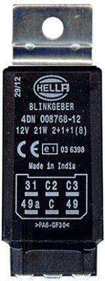 Hella 4DN 008 768-121 Direction indicator relay 4DN008768121: Buy near me in Poland at 2407.PL - Good price!