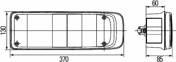 Combination Rearlight Hella 2VP 340 888-007