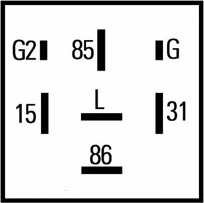 Hella 5SA 005 017-026 Реле 5SA005017026: Отличная цена - Купить в Польше на 2407.PL!