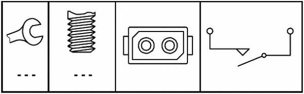 Clutch pedal position sensor Hella 6DD 008 622-611