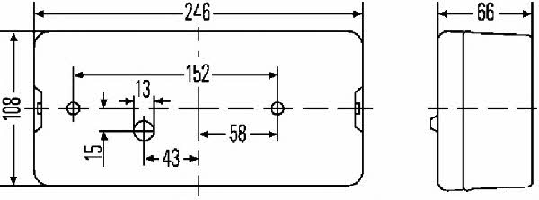 Lampa tylna zespolona Hella 2SE 007 547-011