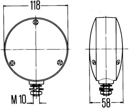 Hella 2BA 003 022-021 Indicator light 2BA003022021: Buy near me in Poland at 2407.PL - Good price!