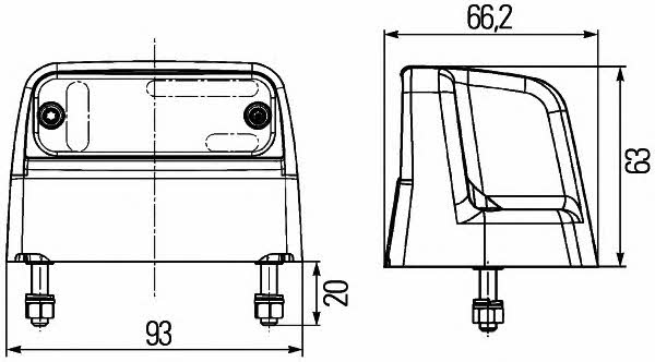 Hella 2KA 012 271-047 Lampa oświetlenia tablicy rejestracyjnej 2KA012271047: Dobra cena w Polsce na 2407.PL - Kup Teraz!