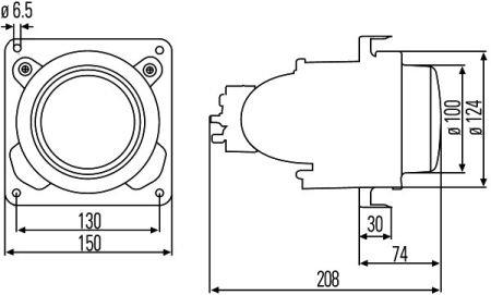 Hella 1KL 007 834-077 Headlamp 1KL007834077: Buy near me in Poland at 2407.PL - Good price!