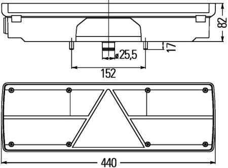 Hella Lampa tylna zespolona – cena 505 PLN