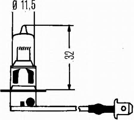 Hella 8GH 002 090-133 Лампа галогенная 12В H3 55Вт 8GH002090133: Отличная цена - Купить в Польше на 2407.PL!