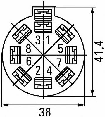 Hella 8JA 500 431-002 Stecker 8JA500431002: Kaufen Sie zu einem guten Preis in Polen bei 2407.PL!