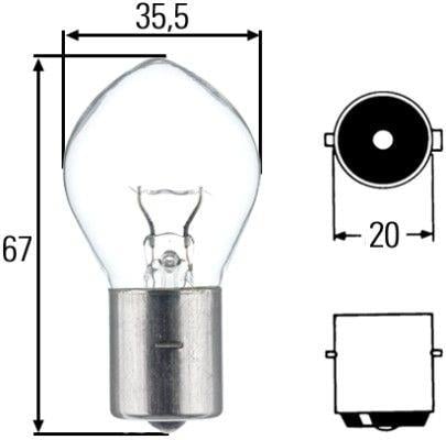 Hella 8GA 002 083-251 Żarówka F2 24V 35W 8GA002083251: Atrakcyjna cena w Polsce na 2407.PL - Zamów teraz!