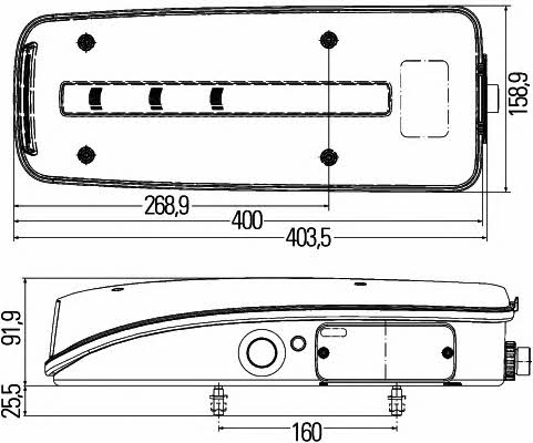 Hella 2VP 012 381-261 Tail lamp right 2VP012381261: Buy near me in Poland at 2407.PL - Good price!