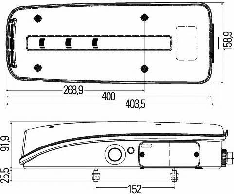 Hella 2VP 012 381-321 Tail lamp right 2VP012381321: Buy near me in Poland at 2407.PL - Good price!