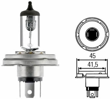 Hella 8GD 002 088-143 Żarówka halogenowa 12V R2 45/40W 8GD002088143: Dobra cena w Polsce na 2407.PL - Kup Teraz!